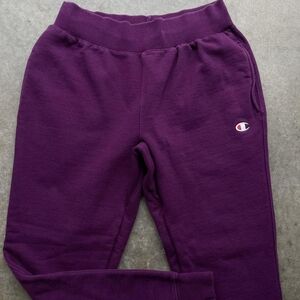 M Champion purple sweat pants